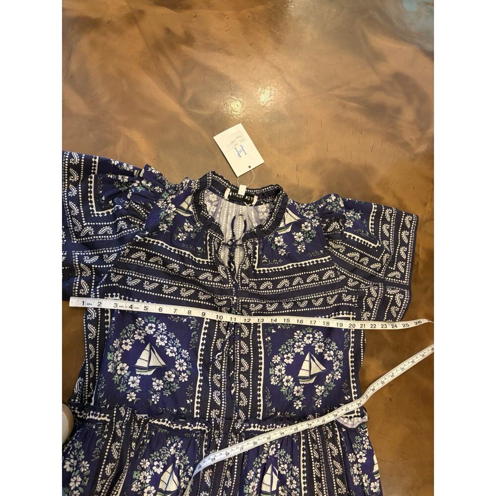 NWT! Hunter Bell Merritt Dress Bon voyage Small - Picture 7 of 8